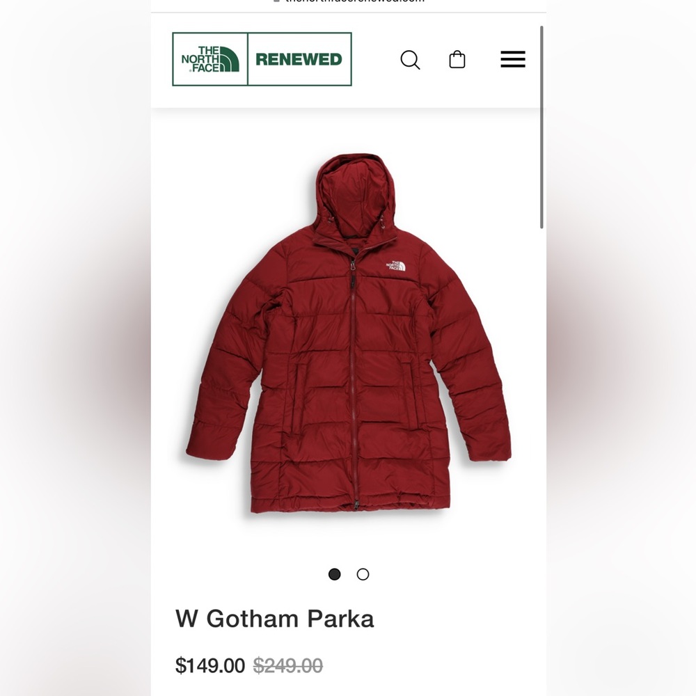 TNF Womens Gotham Parka